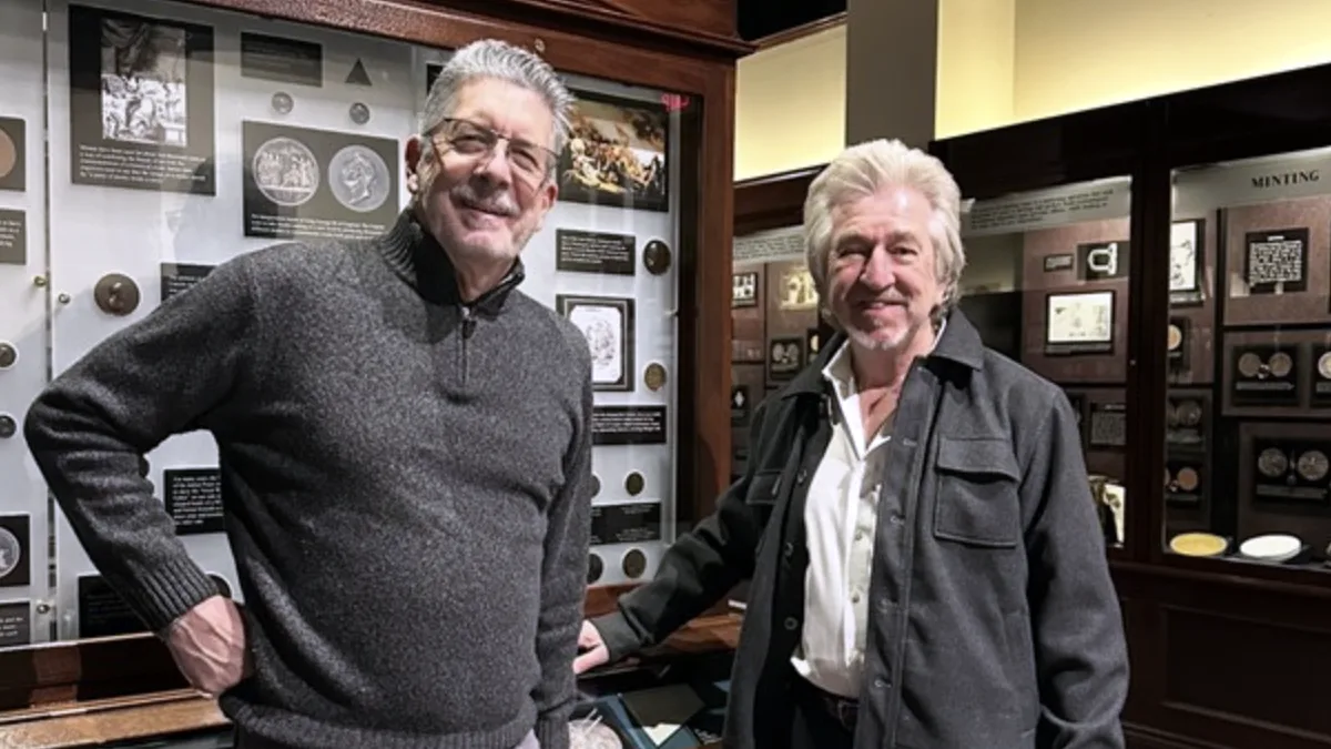 Jeff Garrett and Ron Guth inside the Durham Museum. Image: NGC.