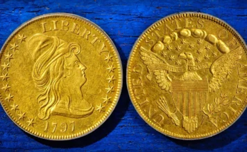 1797 Capped Bust Eagle. Image: Stack's Bowers / CoinWeek.