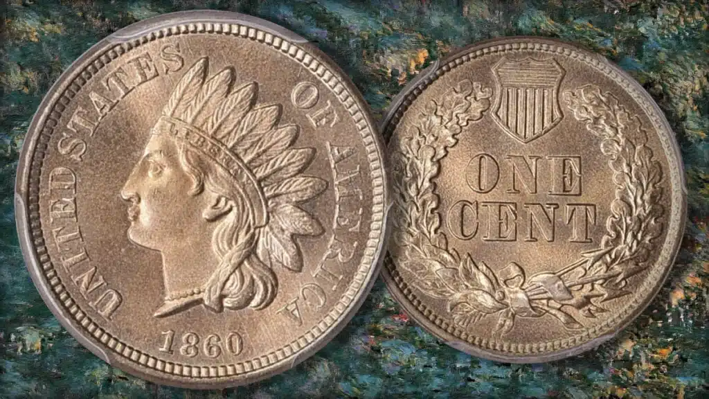 A Superb Gem 1860 Indian Head Cent. Image: CoinWeek/ GreatCollections.