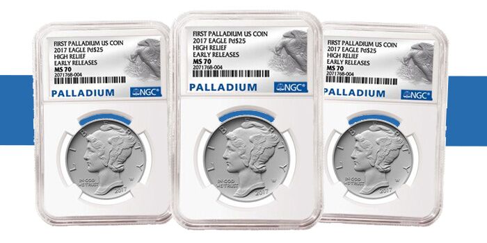 NGC Palladium Coin