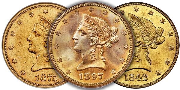Admiral Collection Ten Dollar Gold Highlights Heritage Auction Long Beach
