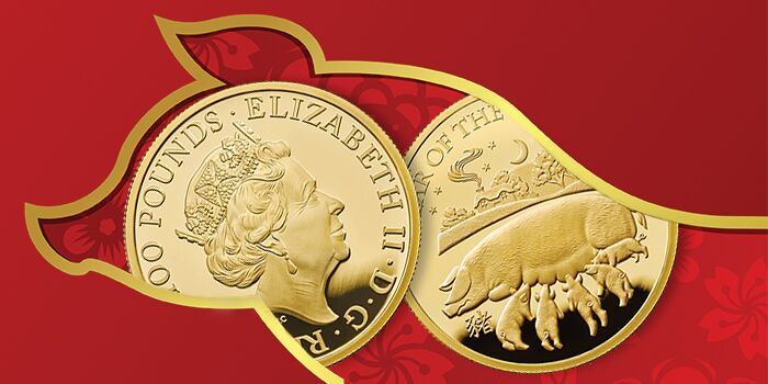 Royal Mint Year of the Pig 2019 Gold Coin