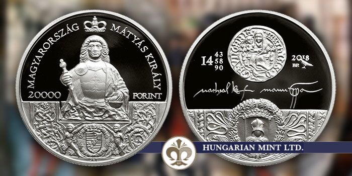 Hungarian Mint 20000 Forint King Matthias