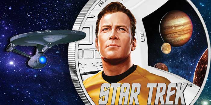 Star Trek - Captain Kirk - Tuvalu 2019 - Perth Mint
