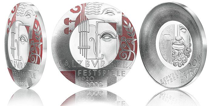First of Its Kind Silver Coin From Austrian Mint Celebrates Centenary of Salzburg Festival