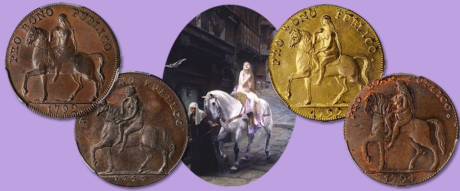 Lady Godiva trade tokens, Coventry, England - Stack's Bowers Galleries February 2020 Collectors Choice Online Auction