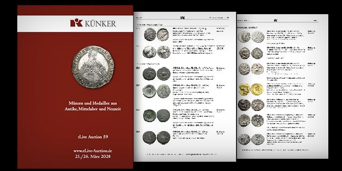 Künker eLive Auction 59 of Ancient and World Coins Online Now