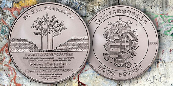 Hungary Issues Massive Coins Commemorating 30 Years of Freedom, Departure of Last Russian Soldier