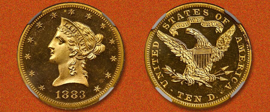Rare Ultra Cameo Proof 1883 $10 Eagle in Stack's Bowers June 2020 Auction