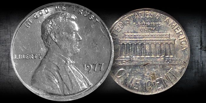 Mike Byers Mint Error News - Unique 1977 Lincoln Cent on Aluminum Planchet
