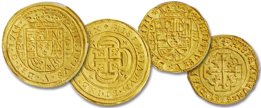 The Royal Presentation Escudo Coinage—the Pinnacle of Spanish Colonial Numismatics. Images courtesy Stack's Bowers Auctions