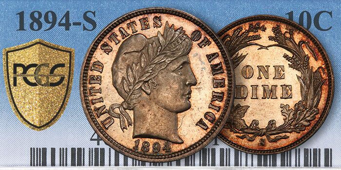 Buyer of Ultra-Rare 1894-S Barber Dime Crosses It to PCGS