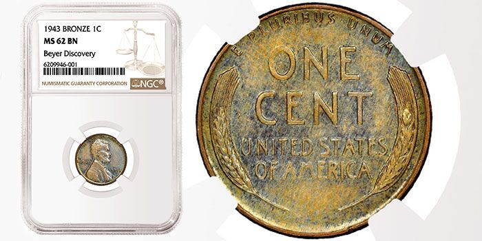 Dave & Adam's Submits Rare 1943 Bronze Cent to NGC for Certification - Seven of the Most Valuable Wheat Cents