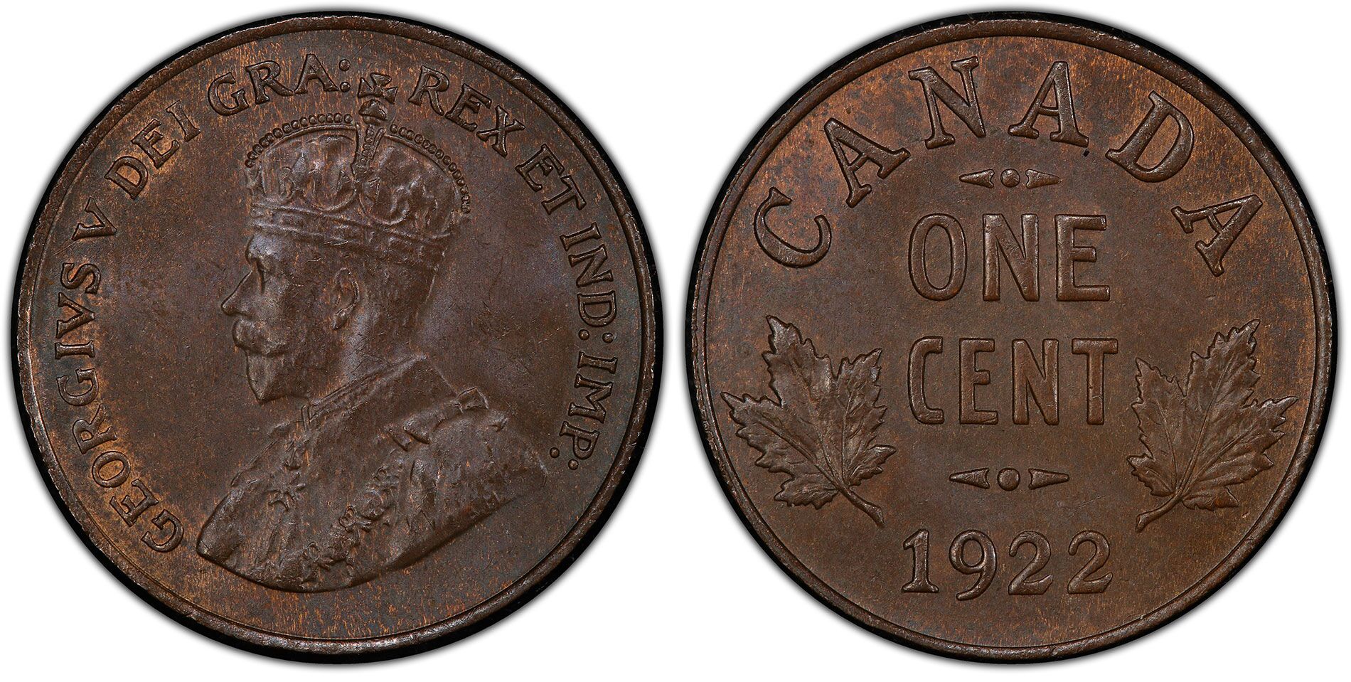 1922 Canada Cents - PCGS