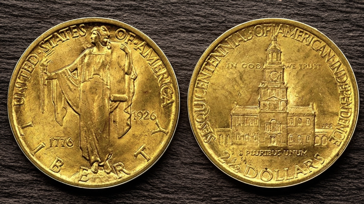 1926 Sesquicentennial of American Independence Quarter Eagle. Image: NGC / CoinWeek.