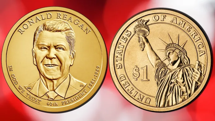 2016-P Ronald Reagan Presidential Dollar. Image: United States Mint / CoinWeek.