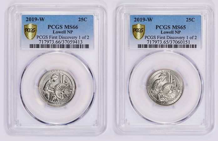 Two 2019-W Quarters. Image: PCGS.