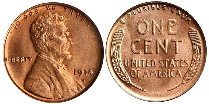 United States 1914-D Lincoln cent