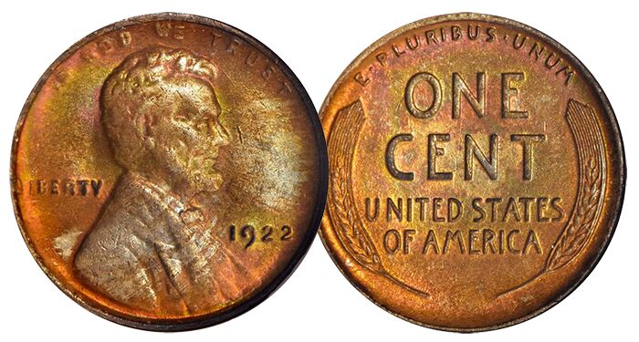 1922 Plain D Lincoln Cent.