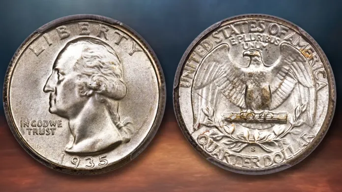 1935-S Washington Quarter. Image: Heritage Auctions / Adobe Stock.