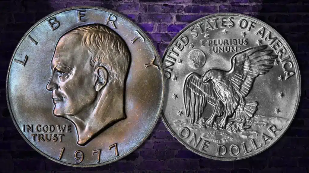 1977 Eisenhower Dollar. Image: CoinWeek.