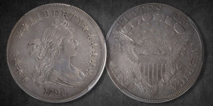 United States 1798 Draped Bust Silver Dollar