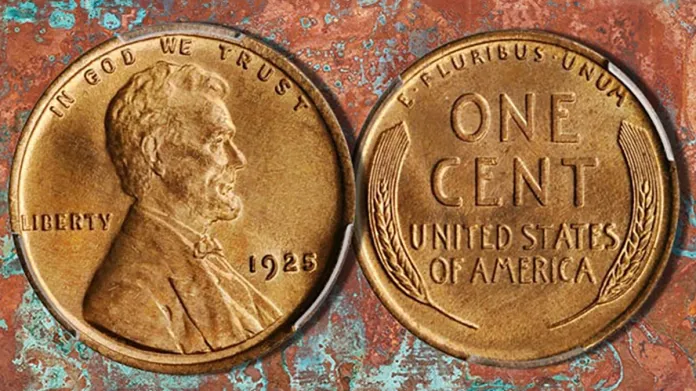 A Mint State 1925 Lincoln Cent