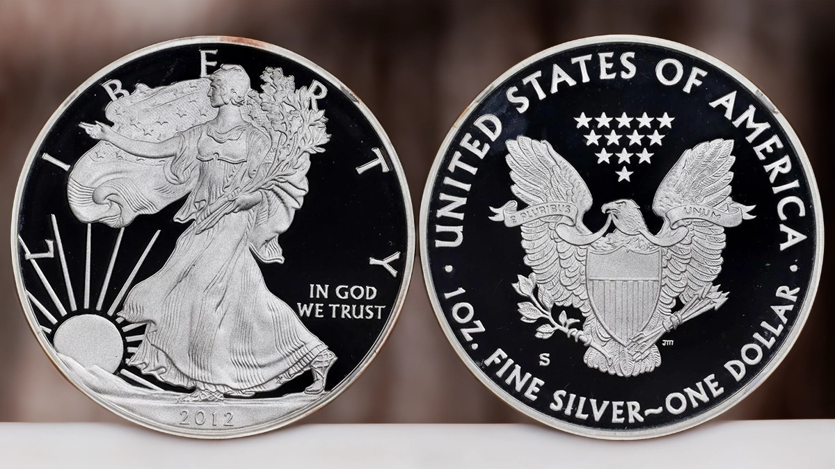 2012-S Proof American Silver Eagle. Image: Stack's Bowers / CoinWeek.