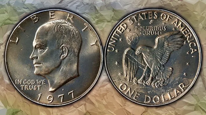 1977-D Eisenhower Dollar. Image: Stack's Bowers.