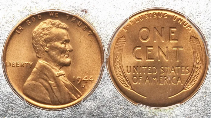 1944-D Lincoln Cent. Image: Heritage Auctions / CoinWeek.