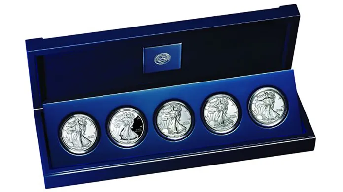 25th Anniversary American Silver Eagle Set. Image: United States Mint.