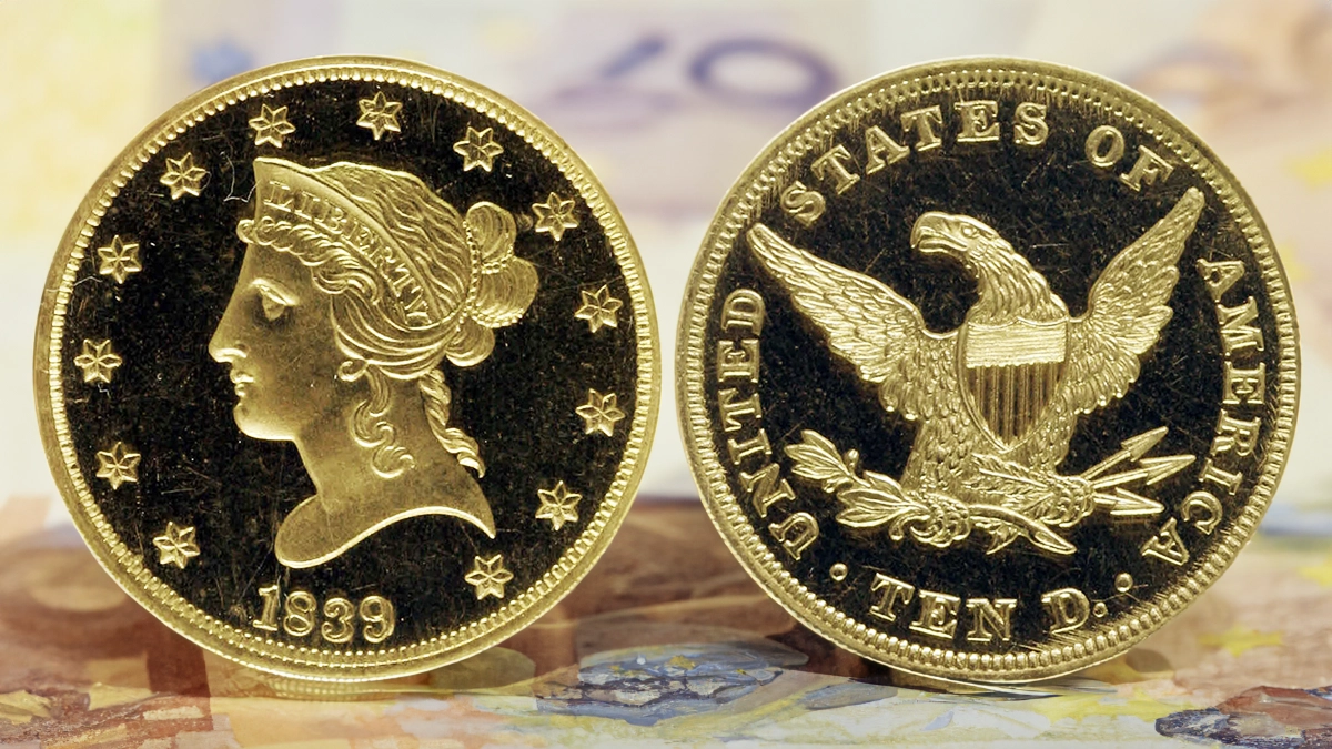 1839 Liberty Head Eagle Proof. Image: Heritage Auctions / CoinWeek.