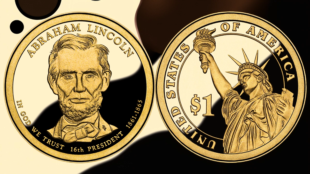 2010 Abraham Lincoln Presidential Dollar. Image: United States Mint / CoinWeek.