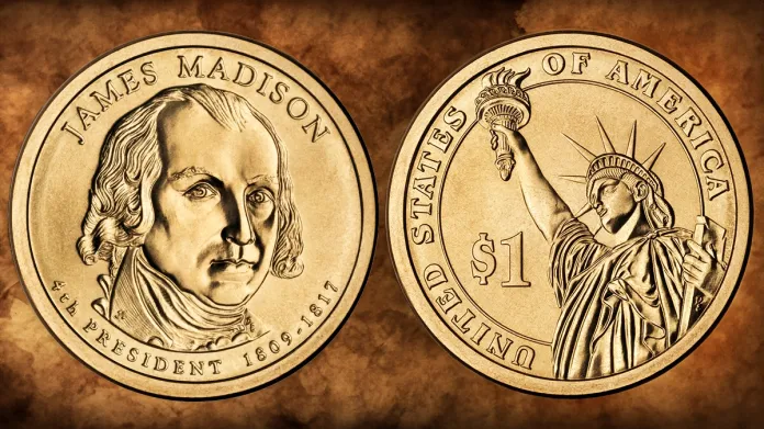 2007-D Madison Presidential Dollar. Image: United States Mint / CoinWeek.