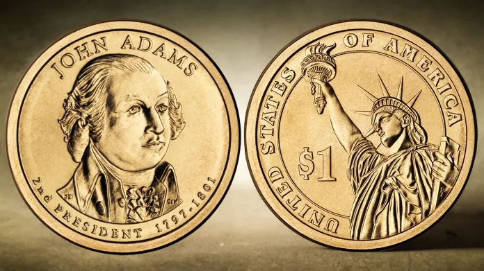 2007-D Adams Presidential Dollar. Image: United States Mint / Adobe Stock.