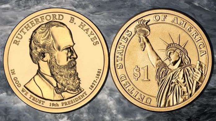 2011-D Rutherford B. Hayes Presidential Dollar. Image: United States Mint / CoinWeek.