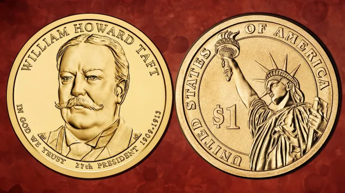 2013-D William Howard Taft Presidential Dollar. Image: United States Mint / CoinWeek.