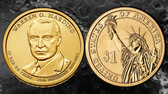 2014-P Warren G. Harding Presidential Dollar. Image: United States Mint / CoinWeek.