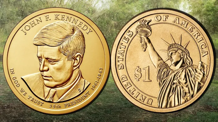 2015-P John F. Kennedy Presidential Dollar. Image: United States Mint / CoinWeek.