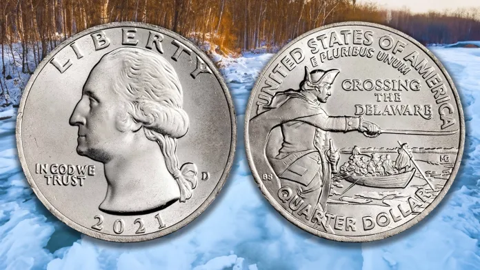 2021-D Washington Crossing the Delaware Quarter. Image: CoinWeek.