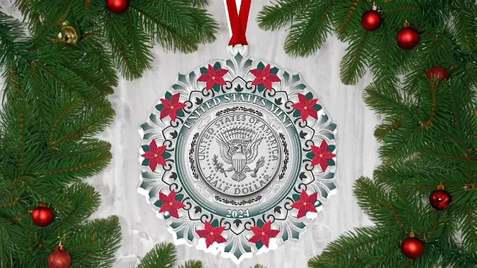 United States Mint 2024 Holiday Ornament. Image: U.S. Mint / CoinWeek.