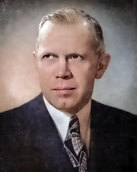 George F. Scanlon. Image: Stack's. Colorized by CoinWeek.