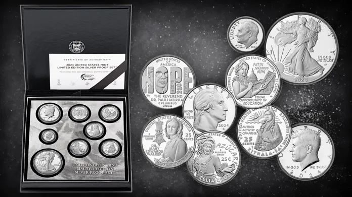 2024 United States Mint Limited Edition Silver Proof Set. Image: U.S. Mint/Coinweek.