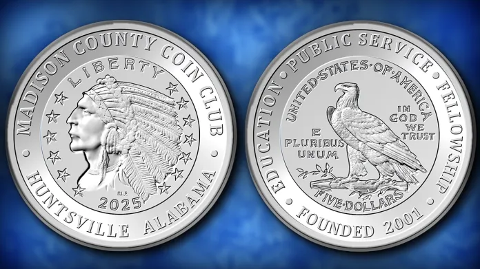 2025 Madison Coin Club. Image: MCC / CoinWeek.