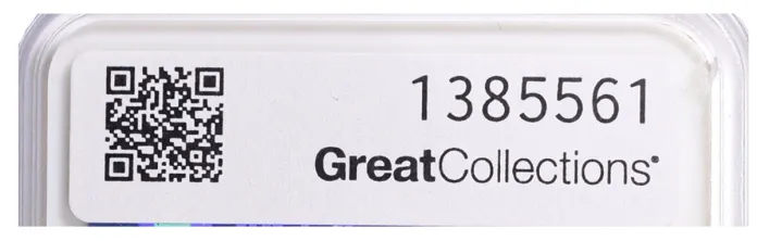 GreatCollections Lot sticker.