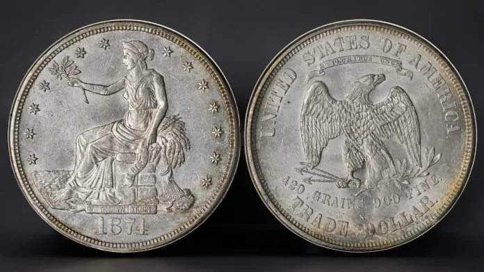 1874-S Trade Dollar. Image: Stack's Bowers/CoinWeek.