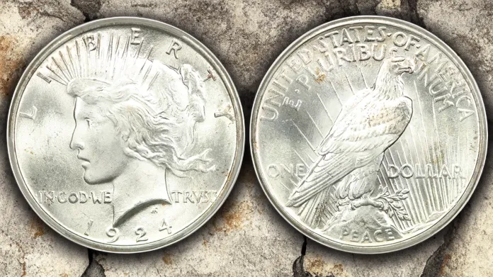 1924 Peace Dollar. Image: DLRC/CoinWeek.