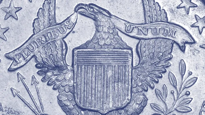 Heraldic Eagle design. Image: American Numismatic Society.