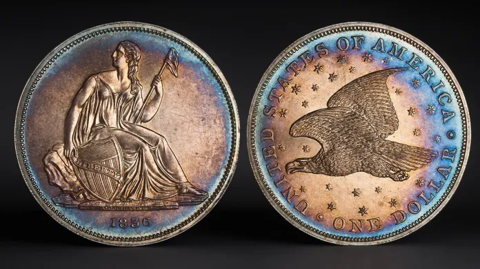 Figure 3. The famed Gobrecht dollar of 1836. ANS 2009.28.25.