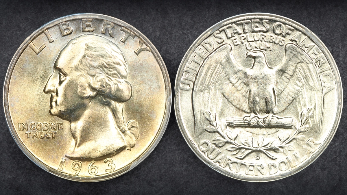 1963-D Washington Quarter. Image: DLRC/CoinWeek.